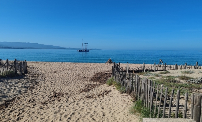 Plage du Ricanto, entre Ajaccio et son aéroport